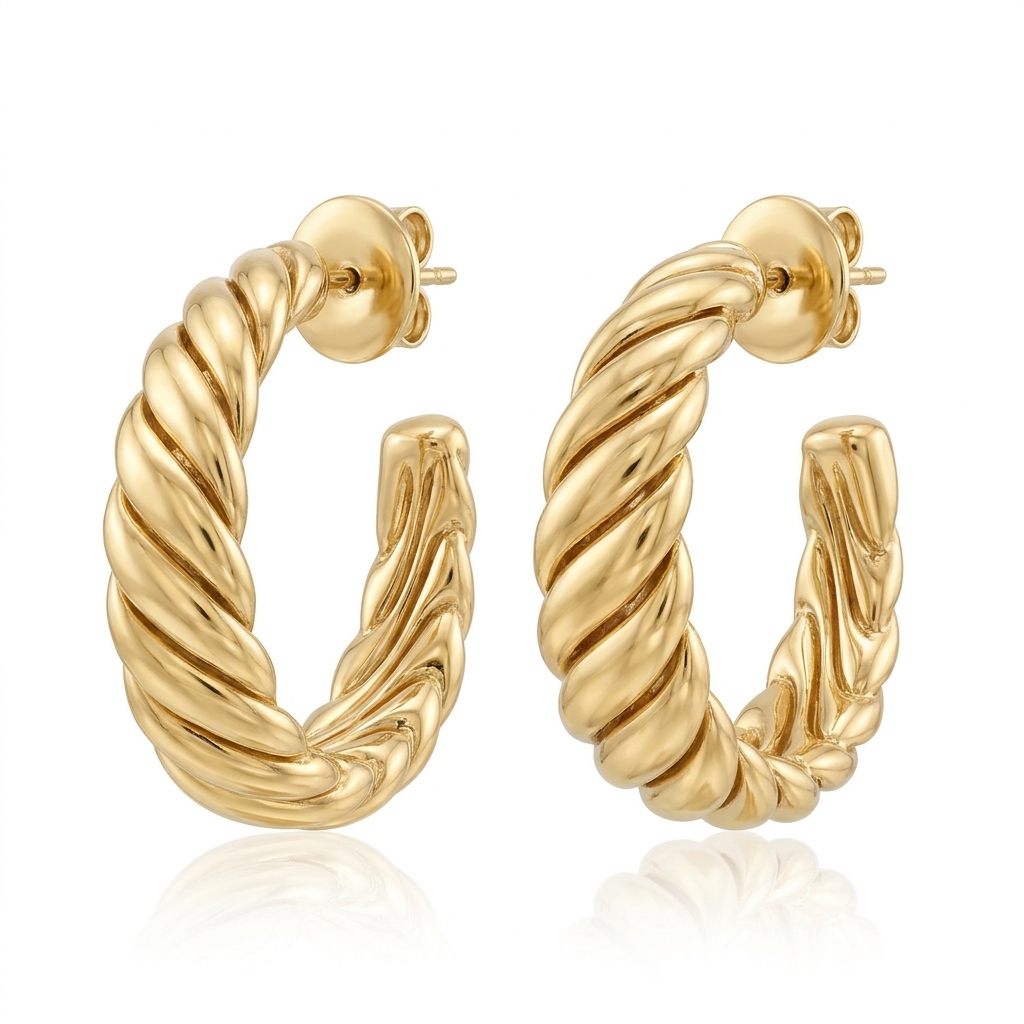 Earrings in Yellow Gold 18k — Earrings — Yellow Gold 18k